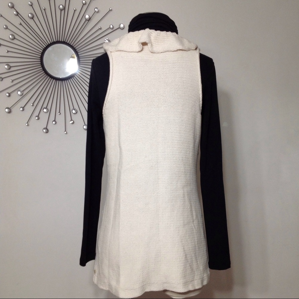 Caravan Ruffle Front Sweater Vest - Picture 3 of 8